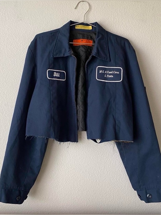 Red Kap Other - SOLD navy blue cropped mechanic work wear jacket